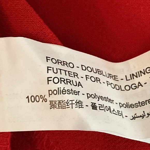 NWT. Zara Red Strappy Cut Out Midi Dress with V-neckline. Size S. - Picture 9 of 11